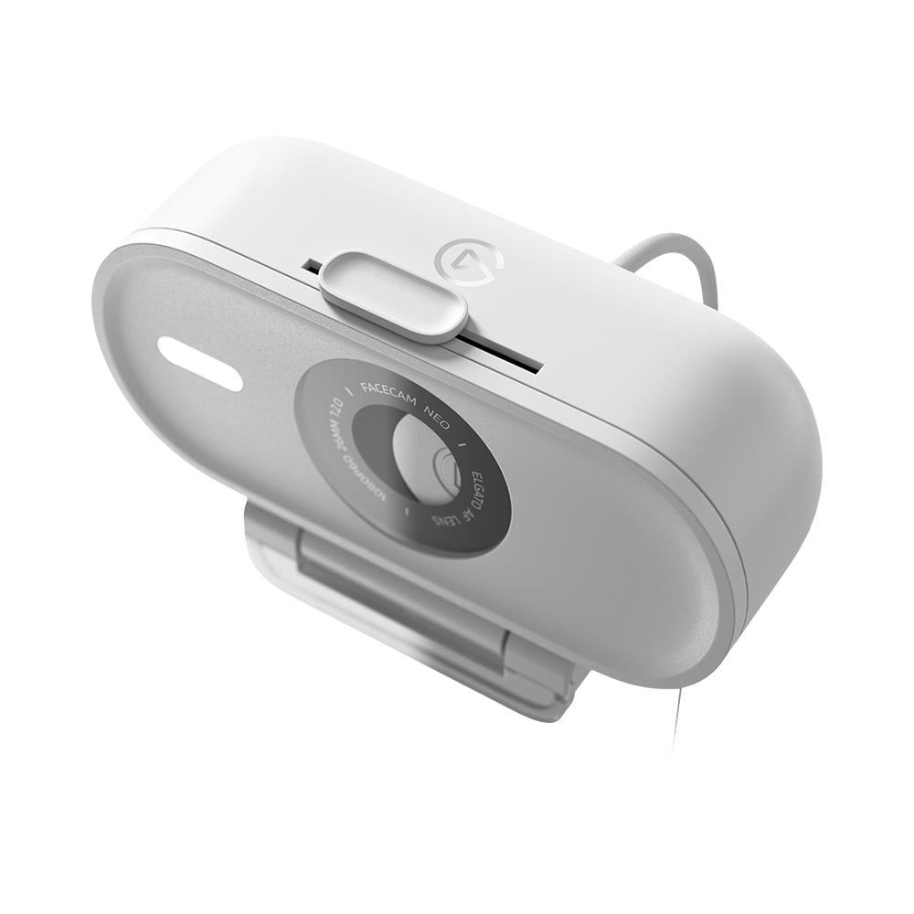 Elgato Facecam Neo – White, 1080p60, HDR, 77° field-of-view, AF Lens, 26mm focus length, f/2.0 aperture