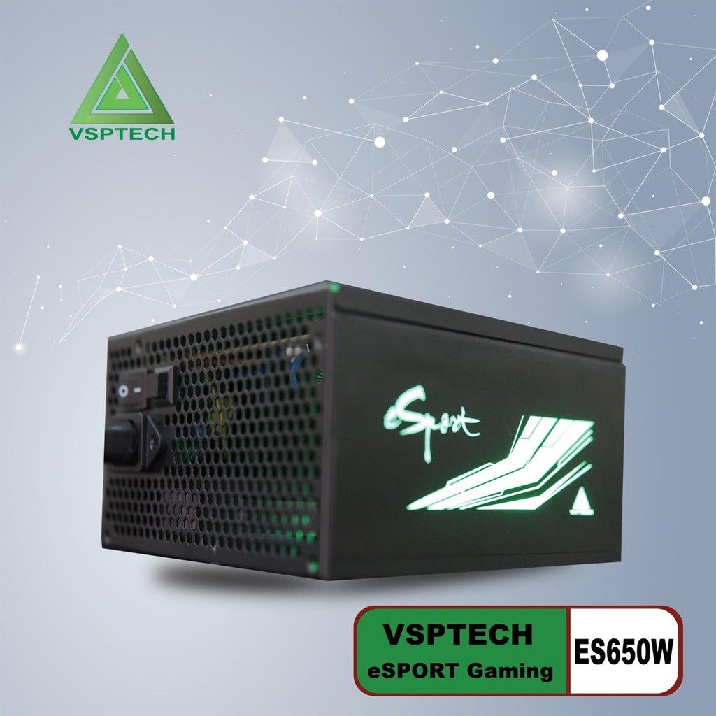 Nguồn VSP ES650W Esport Gaming 650W