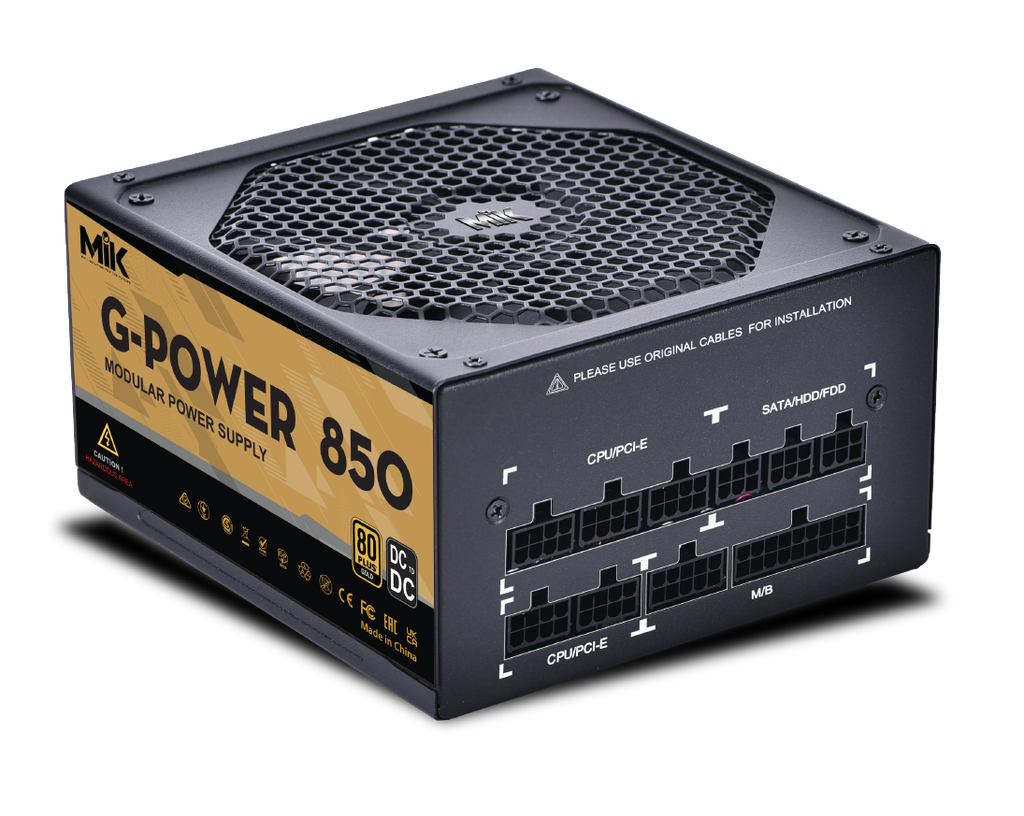 NGUỒN MIK GPOWER 850W 80 plus gold