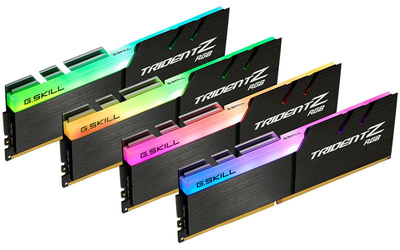 RAM DDR4 G.skill Trident Z RGB (F4-3000C16D-32GTZR) 32GB (2x16GB) DDR4 3000MHz