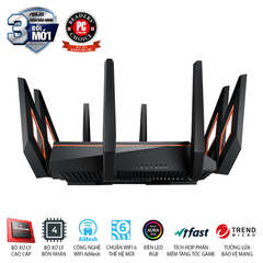 Bộ định tuyến WiFi 6 ROG Rapture GT-AX11000 Chuẩn AX11000