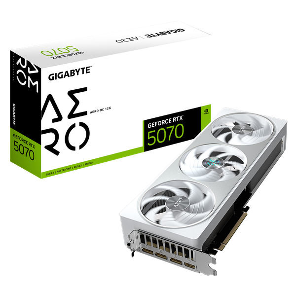 Card màn hình Gigabyte GeForce RTX™ 5070 AERO OC 12G