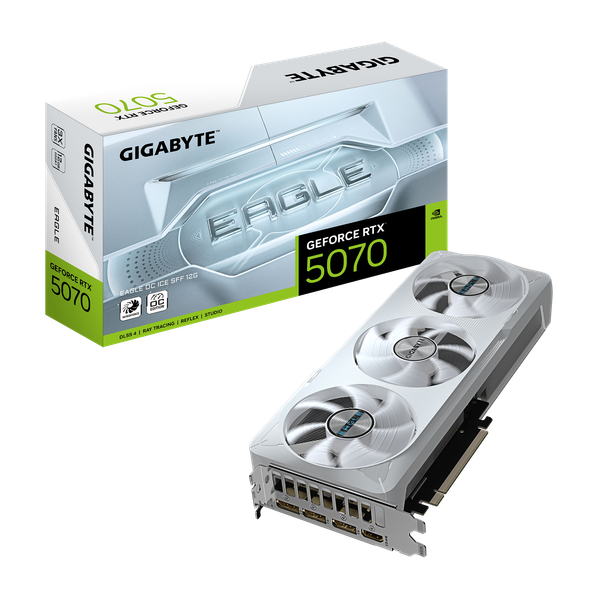 Card màn hình Gigabyte GeForce RTX™ 5070 EAGLE OC ICE SFF 12G