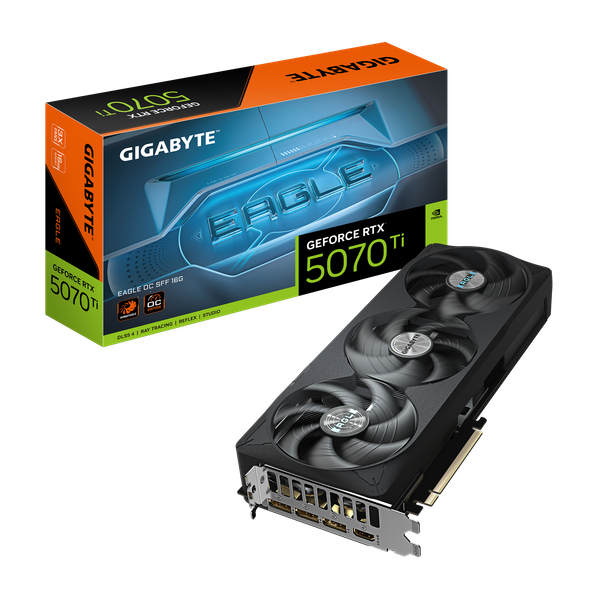 Card màn hình Gigabyte GeForce RTX™ 5070 Ti EAGLE OC SFF 16G