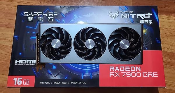 VGA SAPPHIRE NITRO+ AMD RADEON™ RX 7900 GRE GAMING OC 16GB