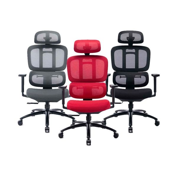 Ghế công thái học ergonomic WARRIOR – Hero series – WEC509 BLACK-RED