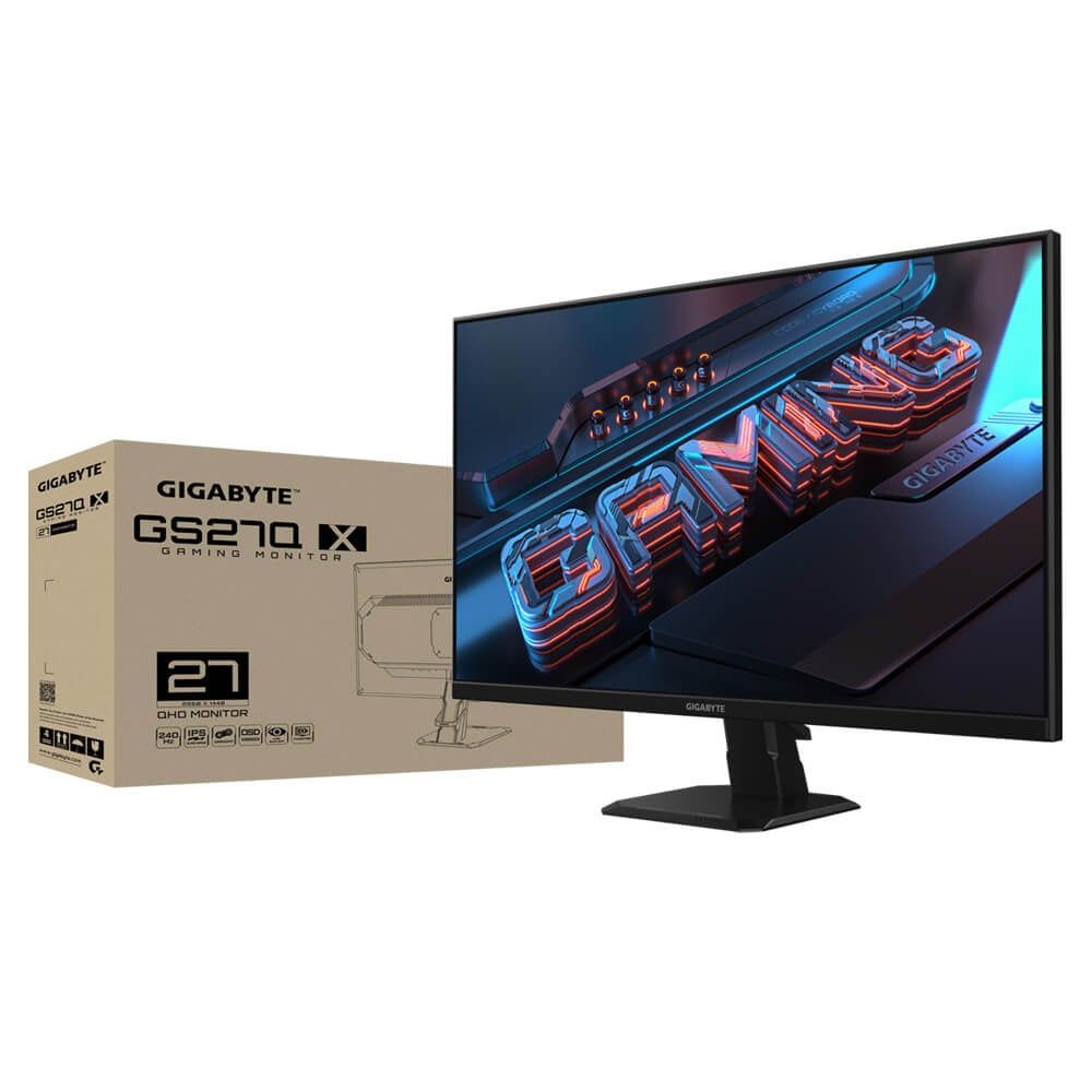 Màn hình Gigabyte GS27Q X | 2K, 27 inch, IPS, QHD, 240Hz, phẳng