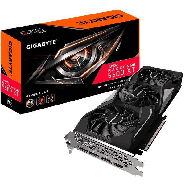 Gigabyte Radeon  RX 5500 XT GAMING OC 8G