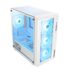 Thùng máy Case Magic GM01 White | m-ATX, sẵn 4 fan RGB