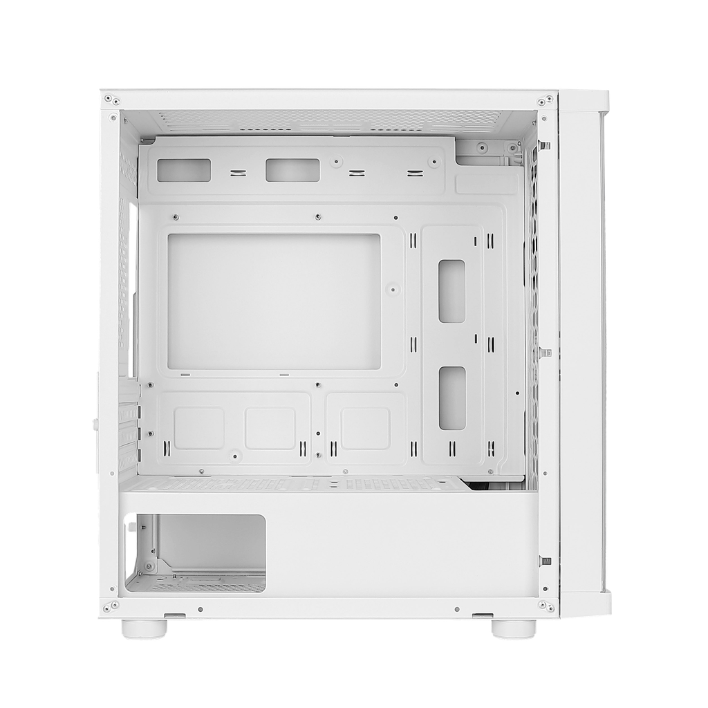 Thùng máy Case Magic GM01 White | m-ATX, sẵn 4 fan RGB