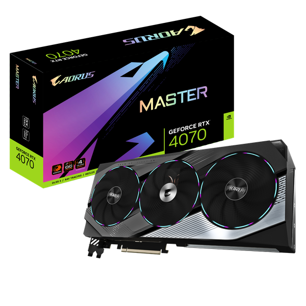 GIGABYTE AORUS GeForce RTX 4070 MASTER 12G