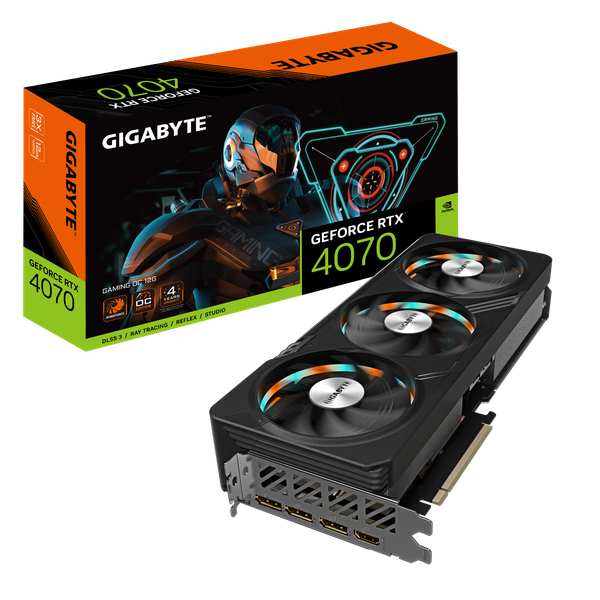 GIGABYTE  RTX 4070 GAMING OC 12G