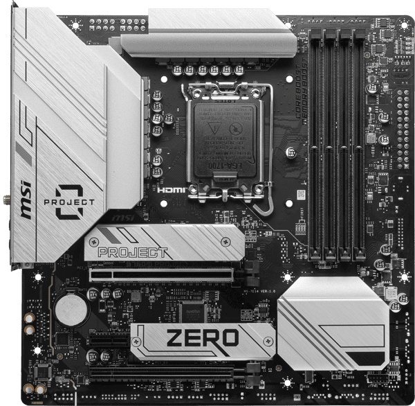 Bo mạch chủ MSI B760M PROJECT ZERO PZ DDR5