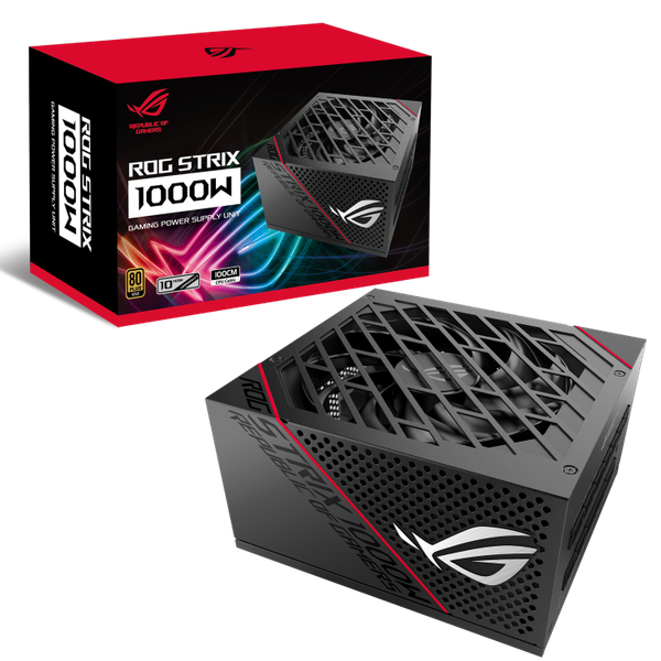 Nguồn ASUS ROG STRIX 1000W GOLD - 1000W ( Màu Đen/80 Plus Gold / Full Modular/ PCIE 5.0 )
