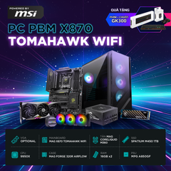 BỘ PC HOTGEAR x MSI AMD RYZEN R9 9950X / MAIN X870 / DDR5 32GB / SSD 1TB M.2 NVME / PSU 850W (Powered by MSI)