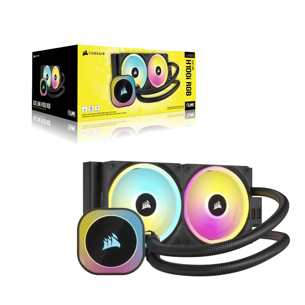 Tản nhiệt CORSAIR iCUE LINK H100i RGB Liquid CPU Cooler (CW-9061001-WW)