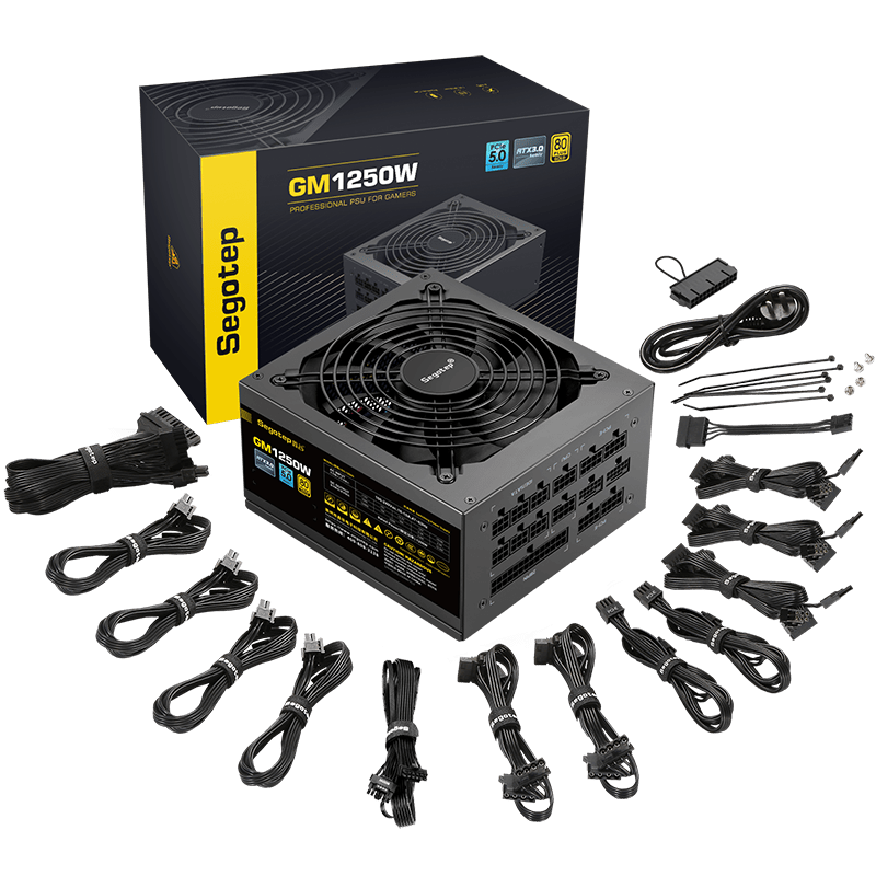 Nguồn Máy Tính Segotep GM1250W  1250W ATX 3.0