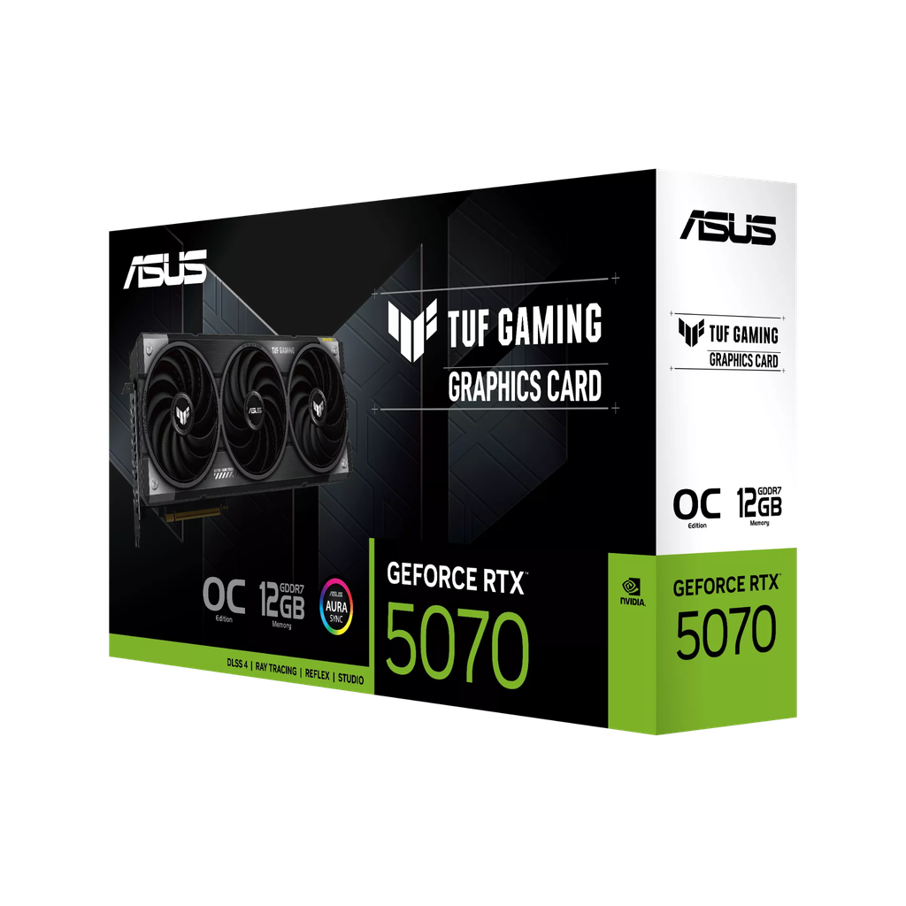 Card màn hình ASUS TUF Gaming GeForce RTX™ 5070 OC Edition 12GB GDDR7