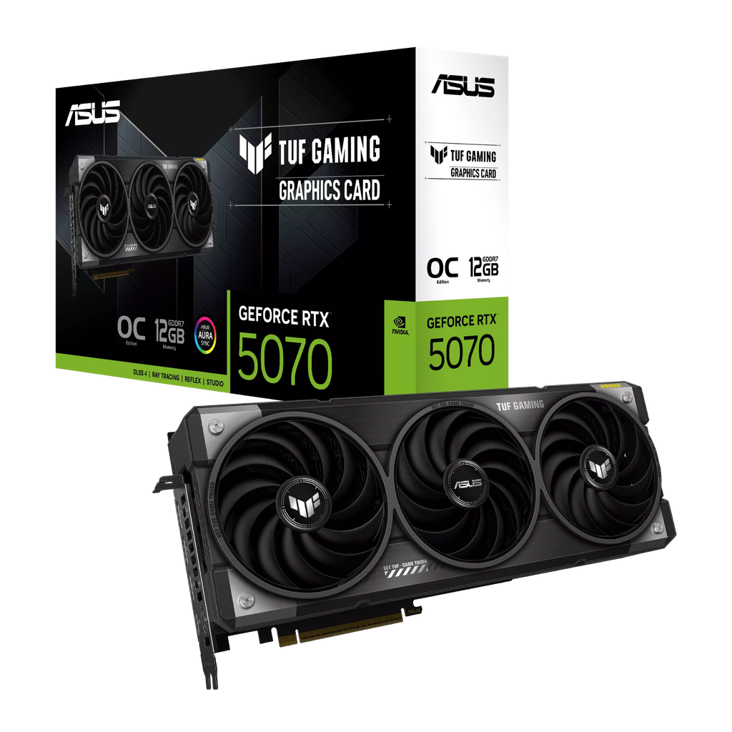 Card màn hình ASUS TUF Gaming GeForce RTX™ 5070 OC Edition 12GB GDDR7