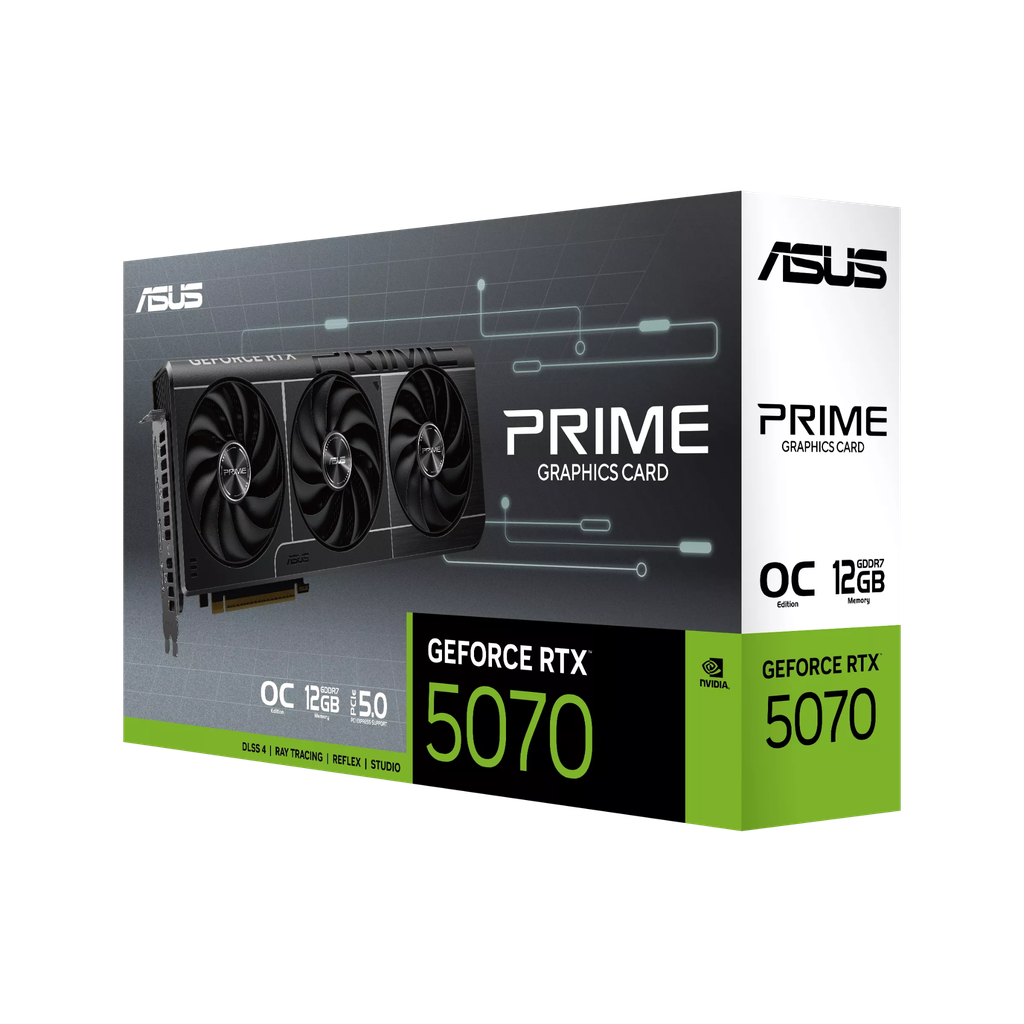 Card màn hình ASUS Prime GeForce RTX™ 5070 OC Edition 12GB GDDR7