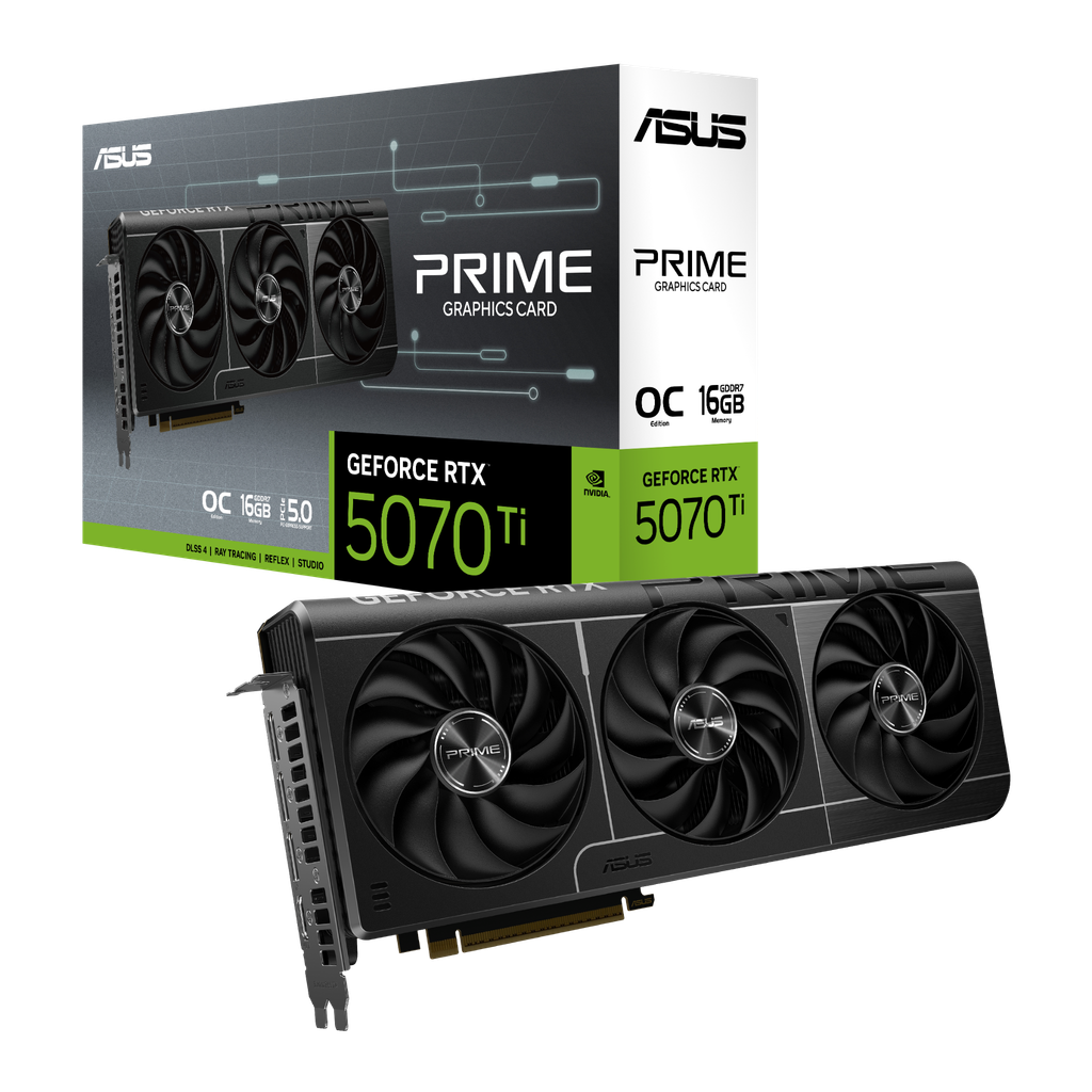 Card màn hình ASUS PRIME GeForce RTX™ 5070 Ti 16GB GDDR7 OC Edition
