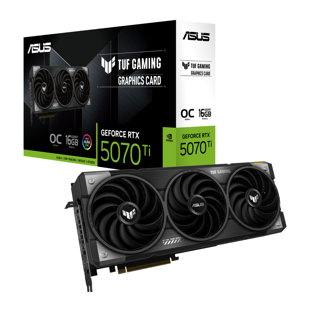 Card màn hình ASUS TUF Gaming GeForce RTX™ 5070 Ti 16GB GDDR7 OC Edition