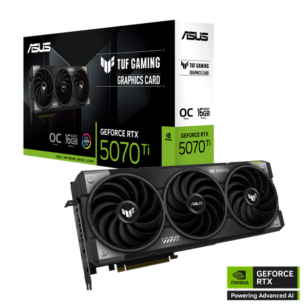 Card màn hình ASUS TUF Gaming GeForce RTX™ 5070 Ti 16GB GDDR7 OC Edition