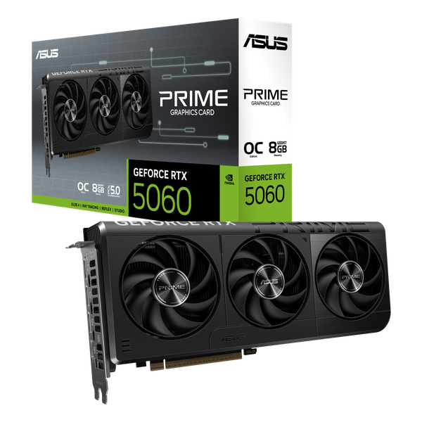 Card màn hình ASUS PRIME GeForce RTX™ 5060 8GB GDDR7 OC Edition