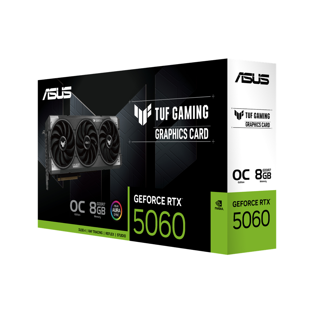 Card màn hình ASUS TUF Gaming GeForce RTX™ 5060 8GB GDDR7 OC Edition