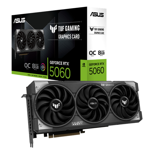 Card màn hình ASUS TUF Gaming GeForce RTX™ 5060 8GB GDDR7 OC Edition