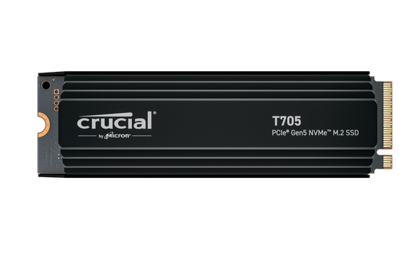Ổ Cứng SSD Crucial T705 4TB  heatsink M2 PCIe Gen 5.0 CT4000T705SSD3