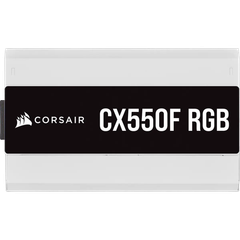 Nguồn Corsair CX550F RGB White 80 Plus Bronze - Full Modul - CP-9020225-NA