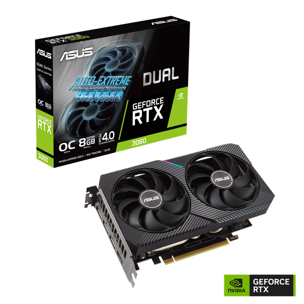 ASUS Dual GeForce RTX 3060 OC Edition 8GB GDDR6