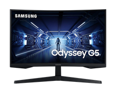 Màn hình LCD 27'' Samsung Odyssey G5 LC27G55TQBEXXV WQHD 2K 144Hz 1ms HDR10 Freesync Cong Chính Hãng