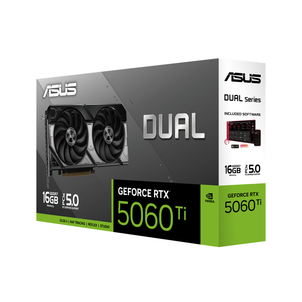 Card màn hình ASUS Dual GeForce RTX™ 5060 Ti 16GB GDDR7