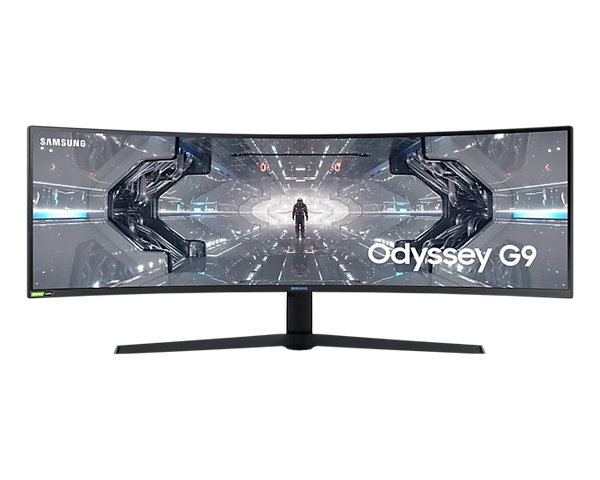 Màn hình LCD 49'' Samsung Odyssey G9 LC49G95TSSEXXV DualQHD 240Hz G-Sync Cong Chính Hãng