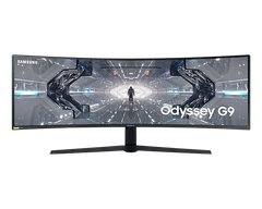 Màn hình LCD 49'' Samsung Odyssey G9 LC49G95TSSEXXV DualQHD 240Hz G-Sync Cong Chính Hãng