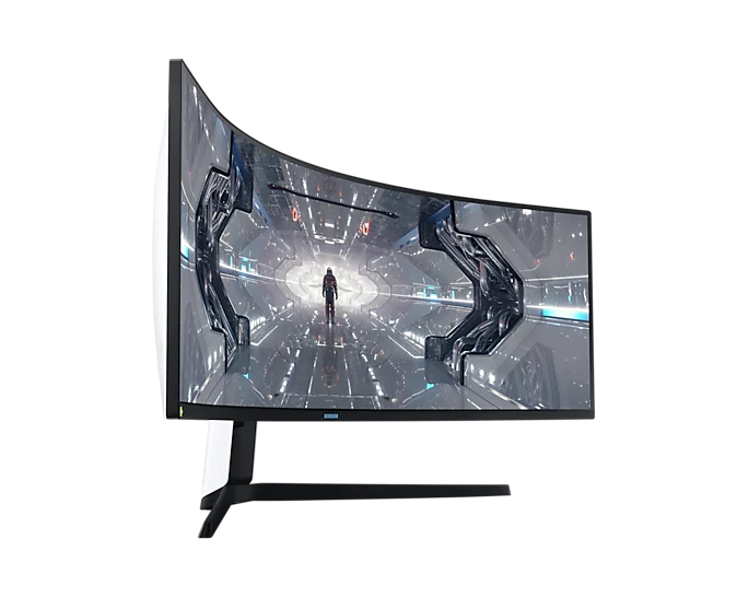 Màn hình LCD 49'' Samsung Odyssey G9 LC49G95TSSEXXV DualQHD 240Hz G-Sync Cong Chính Hãng