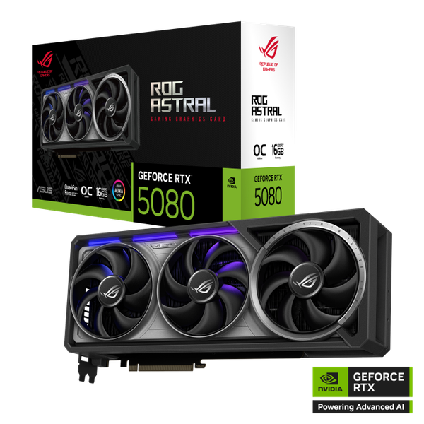 Card màn hình ASUS ROG Astral GeForce RTX™ 5080 16GB GDDR7 OC Edition