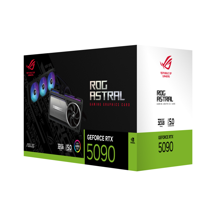 Card màn hình ASUS ROG Astral LC GeForce RTX™ 5090 32GB GDDR7