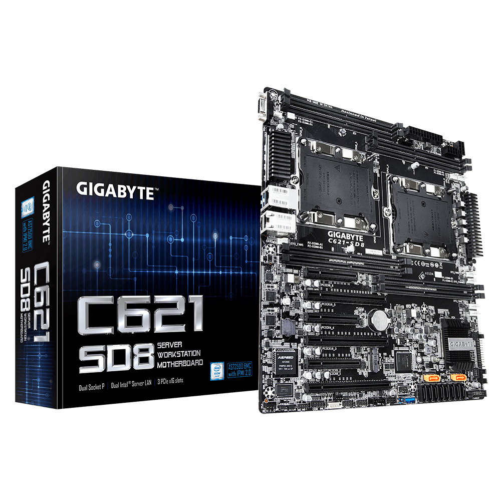 Gigabyte Socket 3647 Motherboard Gigabyte C621-SD8 (Intel C621