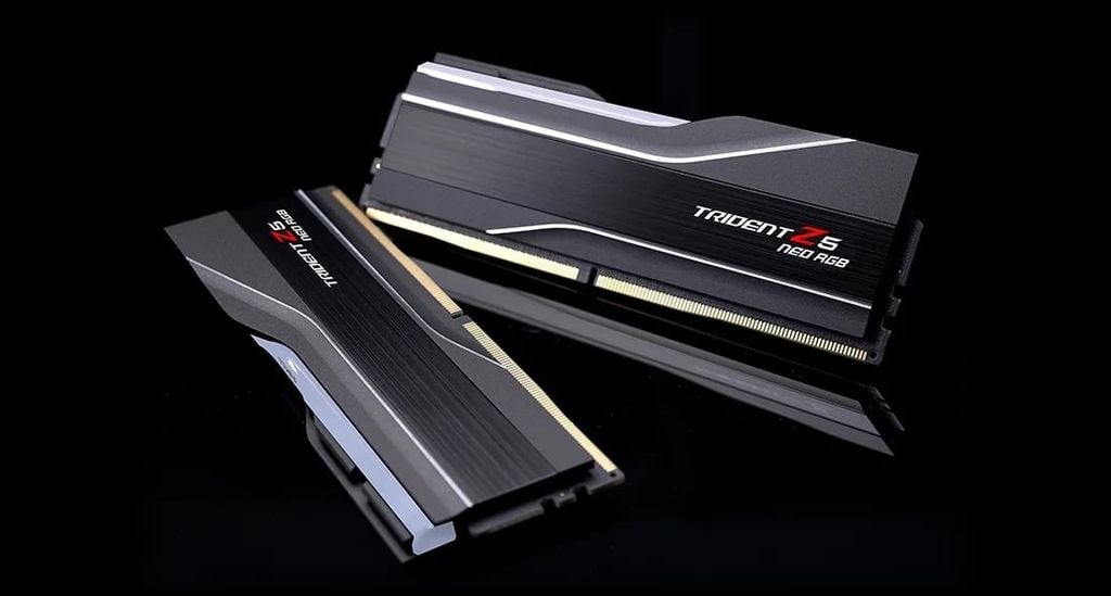 KIT Ram GSKILL Trident Z5 NEO RGB BLACK DDR5 128GB (64GB x 2) 6000MHz CL34 EXPO F5-6000J3444F64GX2-TZ5NR