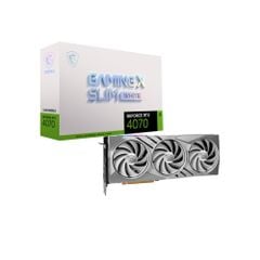 VGA MSI GeForce RTX 4070 GAMING X SLIM WHITE 12G