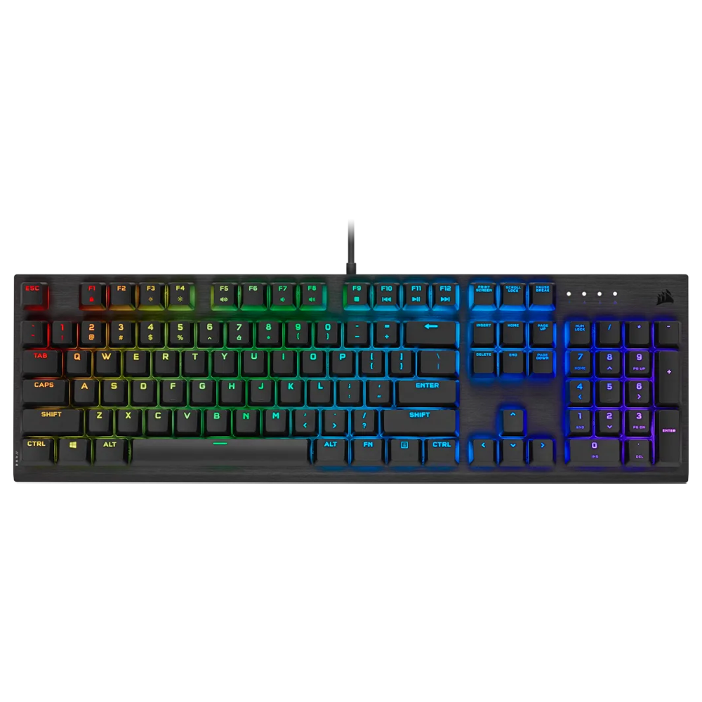 Bàn Phím Cơ Corsair K60 Pro RGB Low Profile Cherry MX Viola