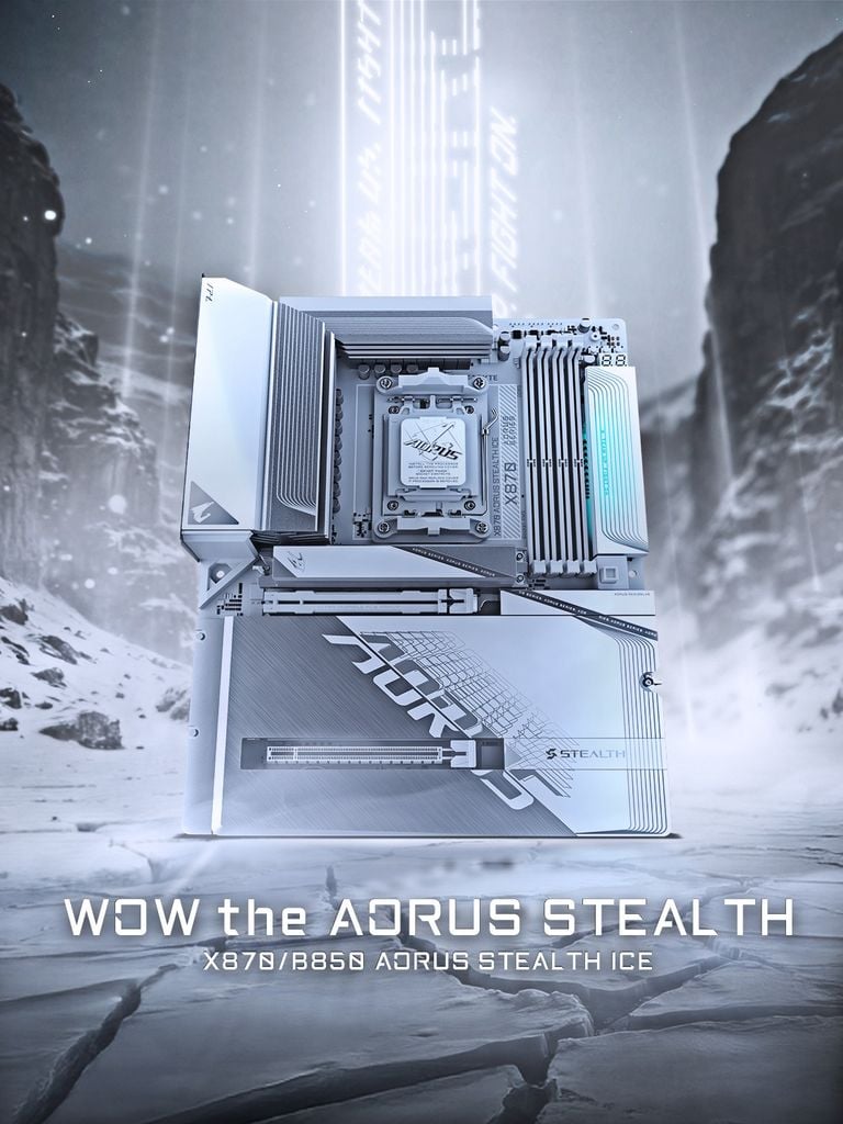 Mainboard X870 AORUS STEALTH ICE
