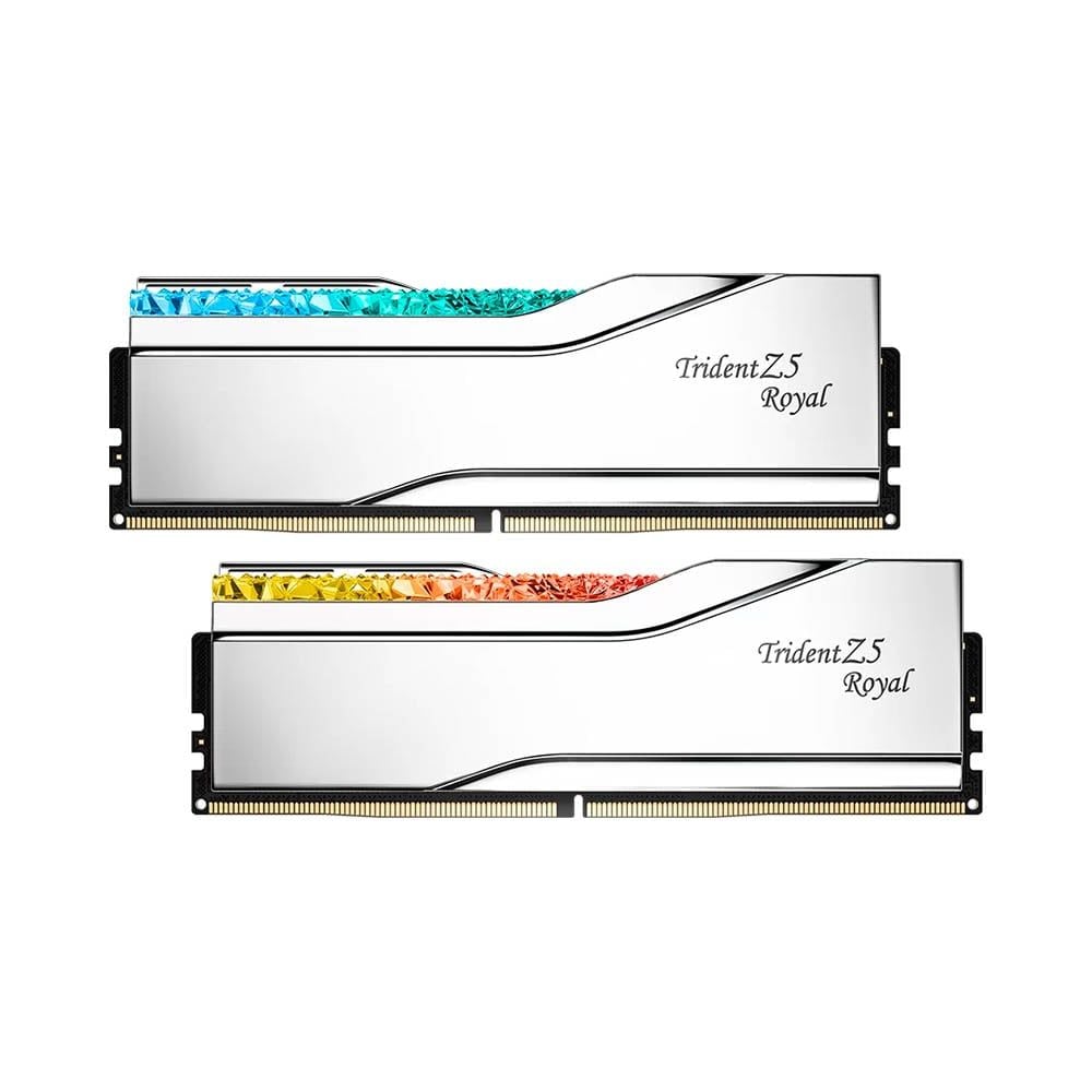 Ram GSKILL Trident Z5 Royal  96GB 6400 DDR5  (2x48GB) DDR5  F5-6400J3239F48GX2-TR5S ( Silver )