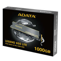 Ổ cứng SSD Adata Legend 850 LITE PCIe Gen4 x4 M.2 2280 1TB (ALEG-850L-1000GCS)