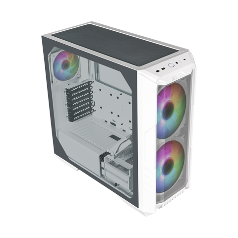 Case Cooler Master MASTERCASE HAF 500 White ( 3 fan ARGB)