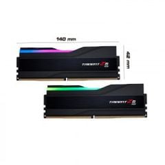 Ram Desktop Gskill Trident Z5 RGB 32GB (2x16B) DDR5 6000Mhz Black (F5-6000J3636F16GX2-TZ5RK) CL36