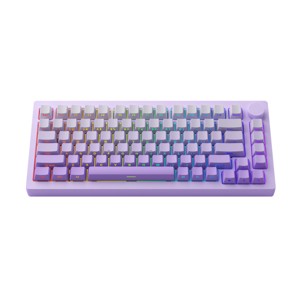 Bàn phím MonsGeek M1W HE-SP V3 Lilac Purple (Magnetic Switches – 8K Hz Polling Rate Wired USB-C – Multi mode)